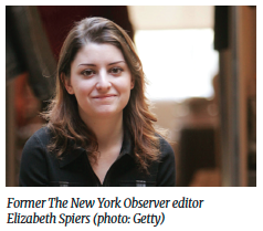 Former The New York Observer editor Elizabeth Spiers (photo: Getty)
